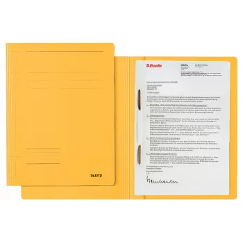 Leitz 30030015 archivador cartón, plástico amarillo A4