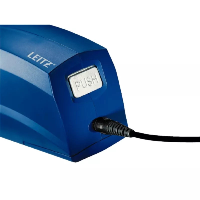 Leitz grapadora eléctrica 5533 NeXXt clinch plano 20 hojas, 20 hojas, 200 grapas, 2 cm, plástico, azul, 1 kg