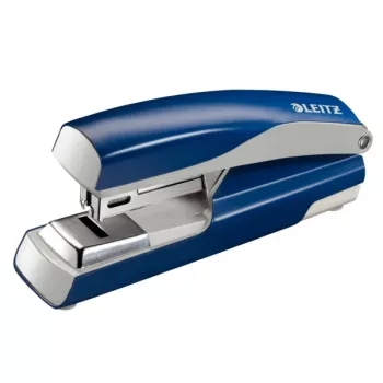 Leitz grapadora 5505 NeXXt, 30 hojas, clinch plano, metal, 30 hojas, azul, gris, grapado plano, 26/6, metal, plástico, 80 g/m²