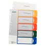 Esselte 12910000 índice numérico polipropileno (PP) multicolor