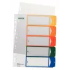 Esselte 12910000 índice numérico polipropileno (PP) multicolor