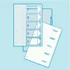 Leitz índice imprimible para PC, PP, extragrande, índice numérico, polipropileno (PP), azul, verde, naranja, rojo, amarillo, 245 mm, 2 mm, 305 mm