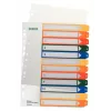 Esselte 12940000 índice numérico polipropileno (PP) multicolor