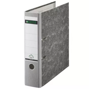 Leitz archivador de palanca de plástico A4 80 mm 180° archivador de anillas gris