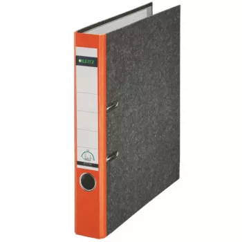 Leitz archivador de anillas de cartón, 180°, A4, naranja