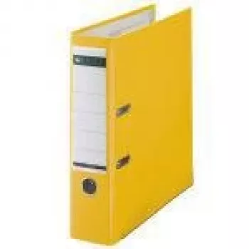 Leitz archivador de palanca de plástico A4 80 mm 180° amarillo archivador de anillas