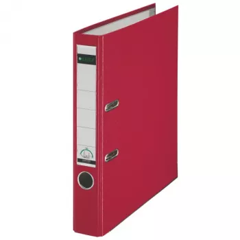 Leitz archivador de palanca de plástico 180° A4 rojo