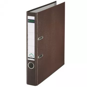 Leitz archivador de palanca de plástico 180° A4 marrón