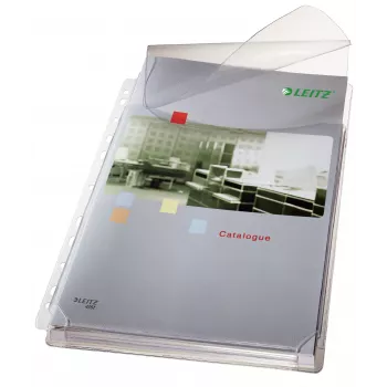 Funda transparente Leitz ampliable 170 micras con solapa A4, 210 x 297 mm (A4), transparente, policloruro de vinilo (PVC), vertical, superior, 80 g/m²