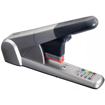 Grapadora Heavy Duty Leitz, 80 hojas, plata, Leitz 5591, 5592, 5593, 5594, metal, plástico, 4,3 cm, 1 kg