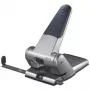 Perforadora Heavy Duty Leitz, 65 hojas, plata, 8 cm, 5,5 mm, A5, 1 kg