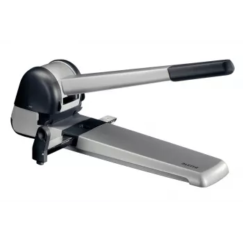 Perforadora Super Leitz, 250 hojas, plata, 8 cm, 6 mm, A4, 145 mm