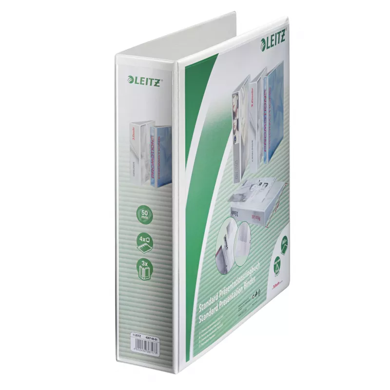 Archivador de anillas Leitz 42870001 A4 blanco