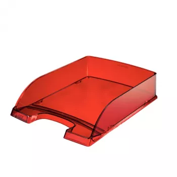 Bandeja/organizador de escritorio Leitz 52260028 poliestireno rojo, transparente
