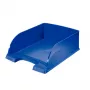 Bandeja de correspondencia Plus Jumbo Leitz, plástico, azul, A4, sobre, carta, nota, papel, 242 x 330 x 95 mm, 255 x 357 x 103 mm