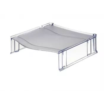 Leitz Bandeja de documentos Elevación Plus Universal, plástico, gris, transparente, 254 mm, 265 mm, 70 mm, 200 g