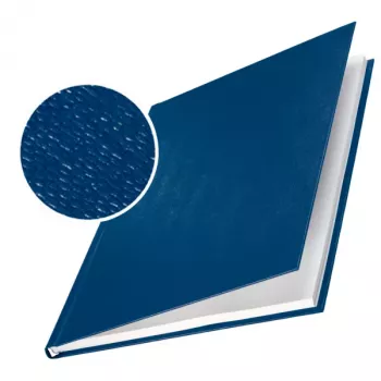 Leitz impressBIND Tapas de lino duro 3,5 mm, A4, cartón, azul, 35 hojas, 3,5 mm, 216 mm