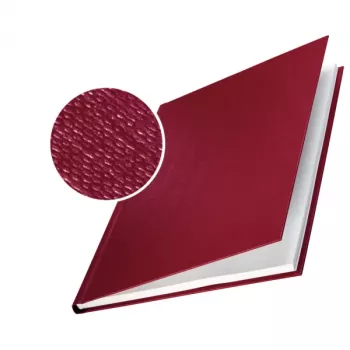 Leitz impressBIND Tapas de lino duro 3,5 mm, A4, cartón, rojo, 35 hojas, 3,5 mm, 216 mm