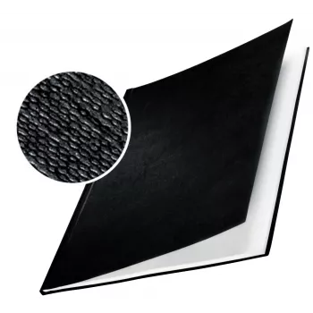 Leitz impressBIND Tapas de lino duro 14,0 mm, A4, cartón, negro, mate, 140 hojas, 1,4 cm