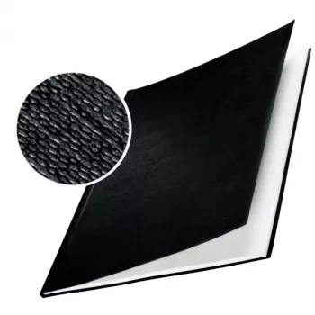 Leitz impressBIND Tapas de lino duro 24,5 mm, A4, cartón, negro, 245 hojas, 2,44 cm, 216 mm