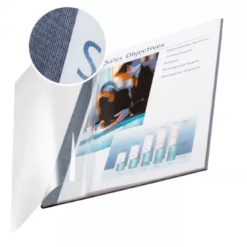 Leitz impressBIND Funda Soft 7,0 mm, A4, azul, 70 hojas, 214 mm, 302 mm, 11 mm