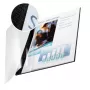 Leitz impressBIND Portada Soft 10,5 mm, A4, cartón, tereftalato de polietileno (PET), negro, transparente, 105 hojas, 1,05 cm, 214 mm