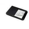 Leitz Plus alfombrilla de escritorio, negra, policloruro de vinilo (PVC), 530 mm, 400 mm, 1 ud.