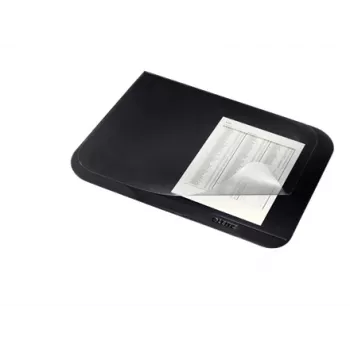 Leitz Plus alfombrilla de escritorio, negra, policloruro de vinilo (PVC), 530 mm, 400 mm, 1 ud.