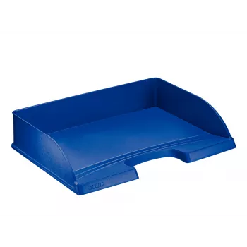 Leitz Plus bandeja de documentos horizontal estándar, plástico, azul, A4, 350 x 245 x 63 mm, 363 mm, 273 mm