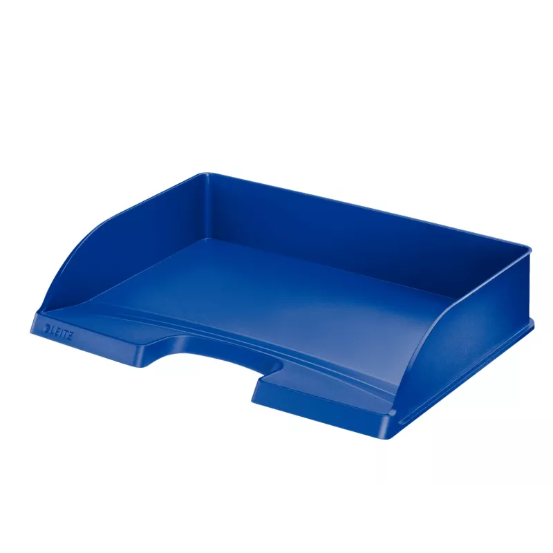 Leitz Plus bandeja de documentos horizontal estándar, plástico, azul, A4, 350 x 245 x 63 mm, 363 mm, 273 mm