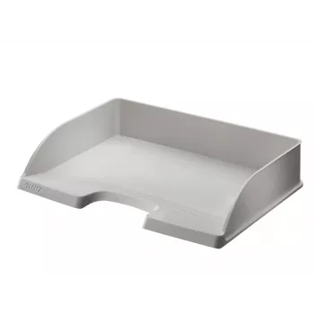 Leitz Plus bandeja de documentos horizontal estándar, plástico, gris, A4, 363 mm, 273 mm, 70 mm