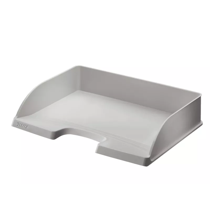 Leitz Plus bandeja de documentos horizontal estándar, plástico, gris, A4, 363 mm, 273 mm, 70 mm