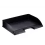 Leitz Plus bandeja de documentos horizontal estándar, plástico, negra, A4, 350 x 245 x 63 mm, 363 mm, 273 mm