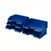 Leitz Plus bandeja de documentos horizontal jumbo, plástico, azul, A4, carta, notas, papel, 350 x 245 x 97 mm, 363 x 273 x 103 mm