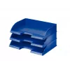 Leitz Plus bandeja de documentos horizontal jumbo, plástico, azul, A4, carta, notas, papel, 350 x 245 x 97 mm, 363 x 273 x 103 mm