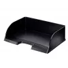Leitz Plus bandeja de documentos horizontal jumbo, plástico, negra, sobre, carta, notas, papel, 350 x 103 x 273 mm, 363 x 273 x 103 mm, 400 g