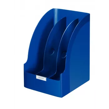 Leitz Plus archivador de revistas jumbo, azul, plástico, A4, 20,5 cm, 740 g