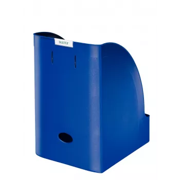 Leitz Plus archivador de revistas jumbo, azul, plástico, A4, 20,5 cm, 740 g