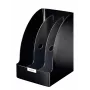 Leitz Plus archivador de revistas jumbo, negro, plástico, A4, 20,5 cm, 213 mm, 321 mm
