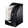 Leitz Plus archivador de revistas jumbo, negro, plástico, A4, 20,5 cm, 213 mm, 321 mm