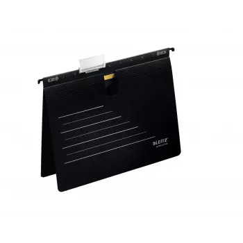 Leitz carpeta colgante Alpha Active FSC®, A4, negra, cartón, 225 g/m², FSC, DIN 821, 348 mm