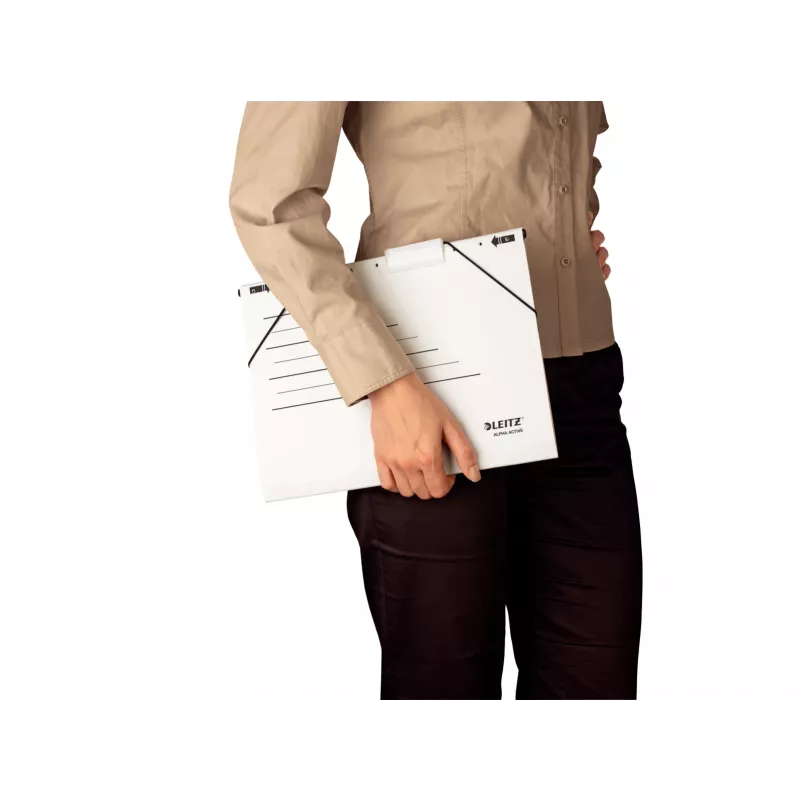 Leitz carpeta colgante Alpha Active FSC®, A4, negra, cartón, 348 mm, 260 mm, 90 g