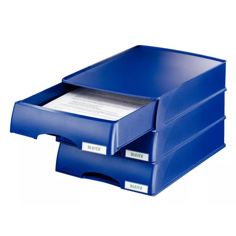 Leitz bandeja de documentos unidad de cajón Plus, plástico, azul, A4, 234 x 325 x 53 mm, 255 mm, 376 mm