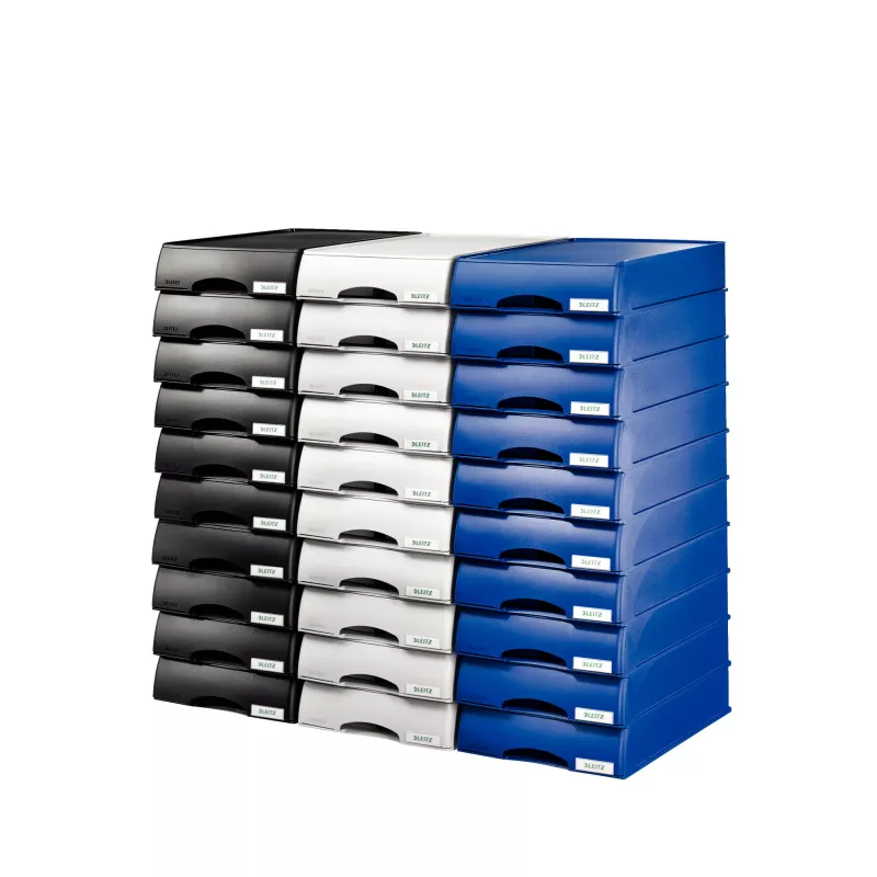 Leitz bandeja de documentos unidad de cajón Plus, plástico, gris, A4, 234 x 325 x 53 mm, 255 mm, 376 mm