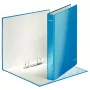 Leitz archivador de anillas WOW laminado A4+ 2DR/25 mm, A4, cartón, azul, blanco, 250 hojas, 80 g/m²