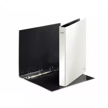 Leitz archivador de anillas WOW laminado A4+ 4DR/25 mm, A4, cartón, blanco, 230 hojas, 80 g/m², 2,5 cm