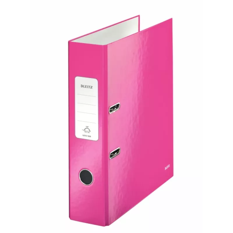 Leitz archivador 180° WOW POB/laminado A4/80 mm, A4, cartón, rosa, 600 hojas, 80 g/m², 8 cm
