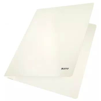 Leitz carpeta plana de cartón WOW A4, A4, cartón, blanca, vertical, 250 hojas, 80 g/m²