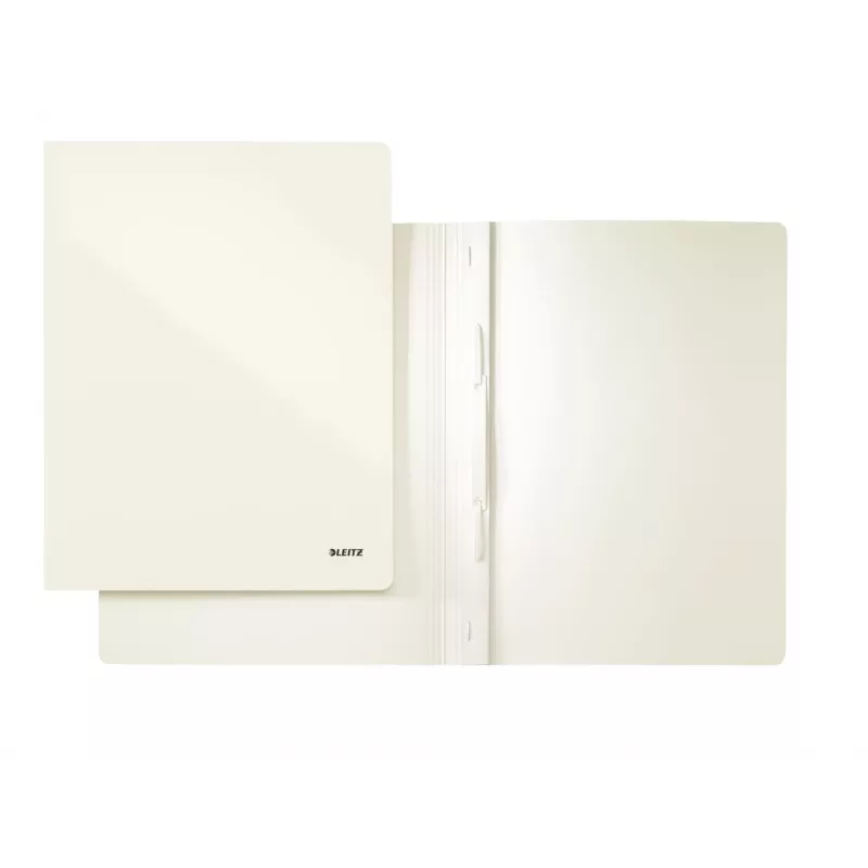 Leitz carpeta plana de cartón WOW A4, A4, cartón, blanca, vertical, 250 hojas, 80 g/m²