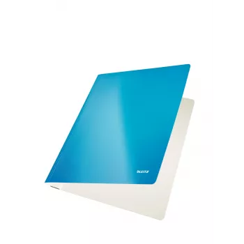 Leitz carpeta plana de cartón WOW A4, A4, cartón, azul, metalizado, 250 hojas, 240 mm, 3 mm